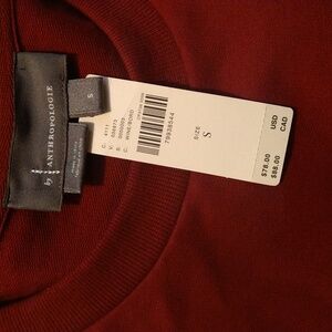 Anthropologie Sheer Ruffled Puff Sleeve Top